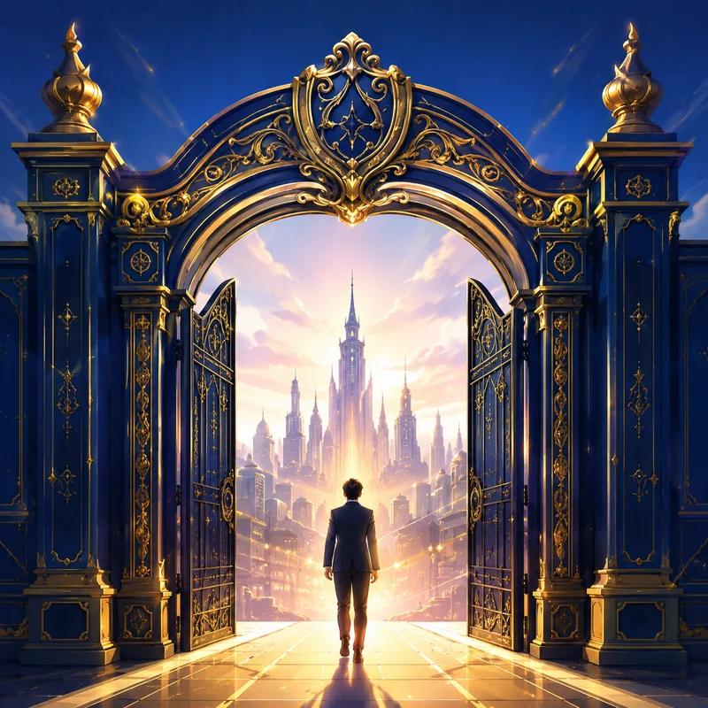 Career Gate：キャリアの門をくぐるビジュアル