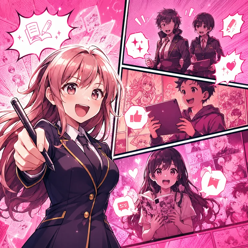 AIZENマンガ：マンガのコマ割りビジュアル